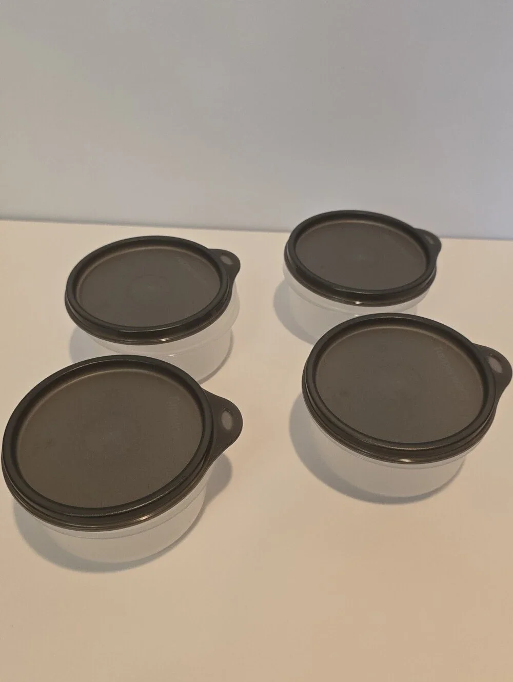 NEW Tupperware Serving Set of 4 (Snack Size- Approximately 7-8 Oz.) Bowls